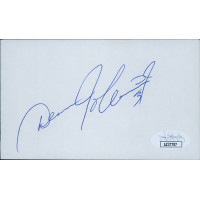 Dennis Johnson Boston Celtics Signed 3x5 Index Card JSA Authenticated