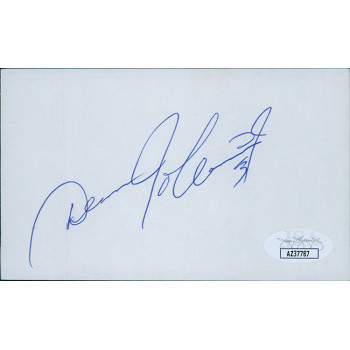 Dennis Johnson Boston Celtics Signed 3x5 Index Card JSA Authenticated