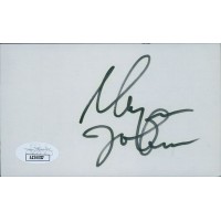 Marques Johnson Milwaukee Bucks Signed 3x5 Index Card JSA Authenticated