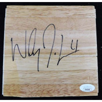 Wesley Johnson Los Angeles Lakers Signed 6x6 Floorboard JSA Authenticated