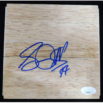 Solomon Jones Atlanta Hawks Signed 6x6 Floorboard JSA Authenticated