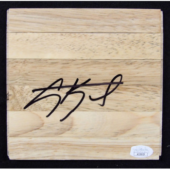 Corey Kispert Washington Wizards Signed 6x6 Floorboard JSA Authenticated
