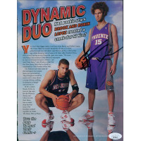 Robin Lopez Phoenix Suns Signed 8x10.5 Cut Magazine Page JSA Authenticated