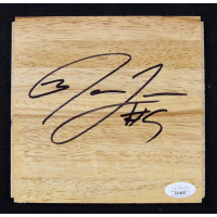 John Lucas III Detroit Pistons Signed 6x6 Floorboard JSA Authenticated