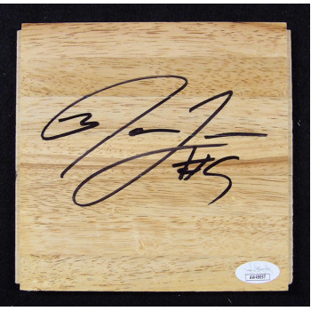 John Lucas III Detroit Pistons Signed 6x6 Floorboard JSA Authenticated