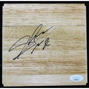 Shelvin Mack Atlanta Hawks Signed 6x6 Floorboard JSA Authenticated