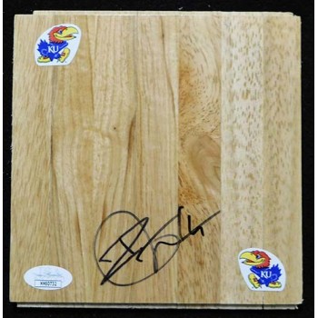 Ben Mclemore Kansas Jayhawks Signed 6x6 Floorboard JSA Authenticated