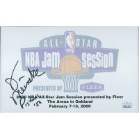Don Meineke Signed 5x8 2000 NBA All-Star Autograph Card JSA Authenticated