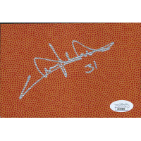 Chris Mihm Los Angeles Lakers Signed 4x6 Basketball Surface Card JSA Authentic
