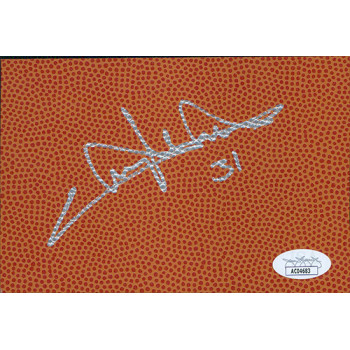 Chris Mihm Los Angeles Lakers Signed 4x6 Basketball Surface Card JSA Authentic