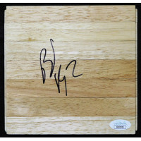 Brad Miller Sacramento Kings Signed 6x6 Floorboard JSA Authenticated