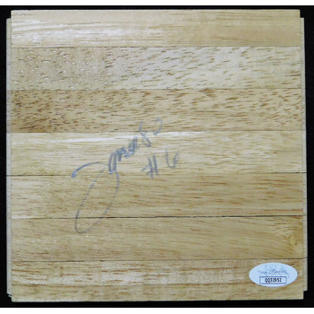 Jerome Moiso Toronto Raptors Signed 6x6 Floorboard JSA Authenticated