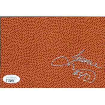 Terence Morris Houston Rockets Signed 4x6 Basketball Surface Card JSA Authentic