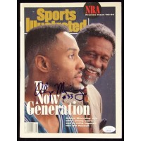 Alonzo Mourning Signed Sports Illustrated Magazine JSA Authenticated