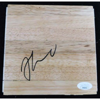 Johnny O'Bryant Milwaukee Bucks Signed 6x6 Floorboard JSA Authenticated