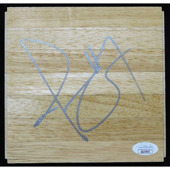 Jermaine O'Neal Indiana Pacers Signed 6x6 Floorboard JSA Authenticated