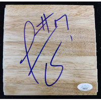 Jermaine O'Neal Indiana Pacers Signed 6x6 Floorboard JSA Authenticated