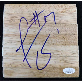 Jermaine O'Neal Indiana Pacers Signed 6x6 Floorboard JSA Authenticated