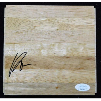 Kelly Olynyk Houston Rockets Signed 6x6 Floorboard JSA Authenticated
