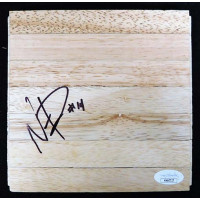 Norvel Pelle New York Knicks Signed 6x6 Floorboard JSA Authenticated