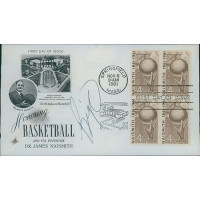 Oscar Robertson Signed Honoring Basketball 1961 FDI Cachet JSA Authenticated