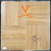 Ralph Sampson Virginia Cavaliers Signed 12x12 Floorboard JSA Authenticated (P)