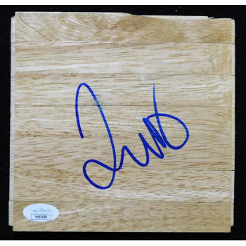 Larry Sanders Milwaukee Bucks Signed 6x6 Floorboard JSA Authenticated
