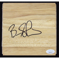 Brian Shaw Los Angeles Lakers Signed 6x6 Floorboard JSA Authenticated