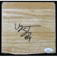 Greg Smith Houston Rockets Signed 6x6 Floorboard JSA Authenticated
