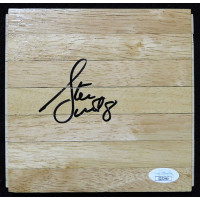 Steve Smith Atlanta Hawks Signed 6x6 Floorboard JSA Authenticated