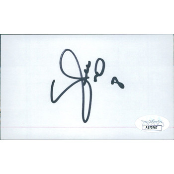 Steve Smith Atlanta Hawks Signed 3x5 Index Card JSA Authenticated