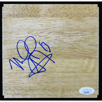 Michael Stewart Toronto Rapters Signed 6x6 Floorboard JSA Authenticated