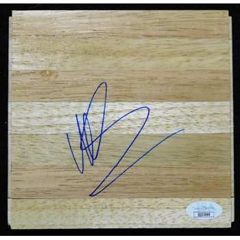 Wally Szczerbiak Minnesota Timberwolves Signed 6x6 Floorboard JSA Authenticated