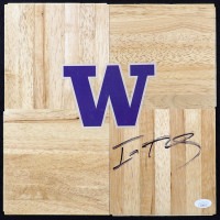 Isiah Thomas Washington Huskies Signed 12x12 Floorboard JSA Authenticated