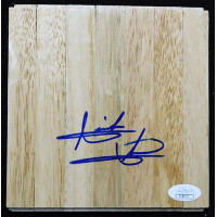 Isiah Thomas Detroit Pistons Signed 6x6 Floorboard JSA Authenticated