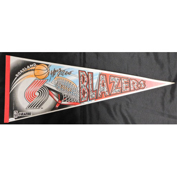Gary Trent Portland Trail Blazers Signed Pennant JSA Authenticated
