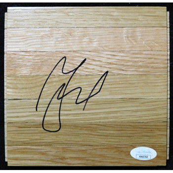 Jonas Valenciunas Toronto Raptors Signed 6x6 Floorboard JSA Authenticated