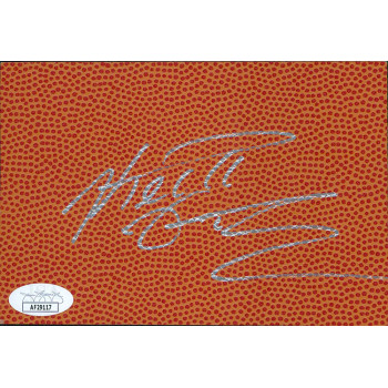 Keith Van Horn New Jersey Nets Signed 4x6 Basketball Surface Card JSA Authentic