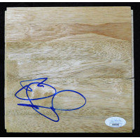 Charlie Villanueva Detroit Pistons Signed 6x6 Floorboard JSA Authenticated