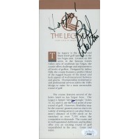 Bill Walton UCLA Bruins Signed 3.75x8.5 The Legacy Golf Flyer JSA Authenticated
