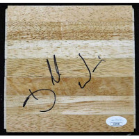 Dorell Wright Miami Heat Signed 6x6 Floorboard JSA Authenticated