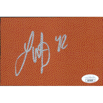 Lorenzen Wright Atlanta Hawks Signed 4x6 Basketball Surface Card JSA Authentic Lorenzen Wright Atlanta Hawks Signed 4x6 Basketball Surface Card JSA Authentic