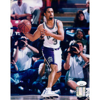 Mahmoud Abdul-Rauf Sacramento Kings Signed 8x10 Glossy Photo JSA Authenticated