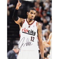 LaMarcus Aldridge Portland Trail Blazers Signed 11x14 Glossy Photo JSA Authentic