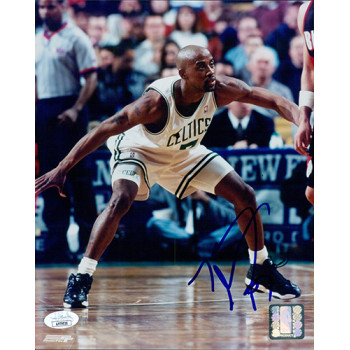 Kenny Anderson Boston Celtics Signed 8x10 Glossy Photo JSA Authenticated Kenny Anderson Boston Celtics Signed 8x10 Glossy Photo JSA Authenticated