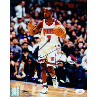 Kenny Anderson New Jersey Nets Signed 8x10 Glossy Photo JSA Authenticated