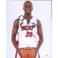 Earl Barron Miami Heat Signed 8x10 Glossy Photo JSA Authenticated Earl Barron Miami Heat Signed 8x10 Glossy Photo JSA Authenticated