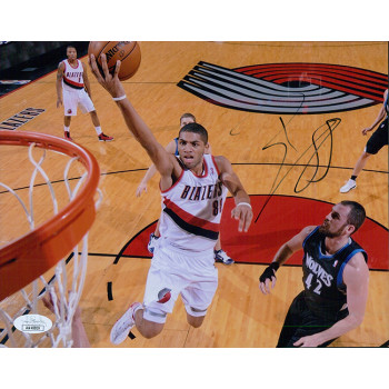 Nicolas Batum Portland Trail Blazers Signed 8x10 Matte Photo JSA Authenticated Nicolas Batum Portland Trail Blazers Signed 8x10 Matte Photo JSA Authenticated