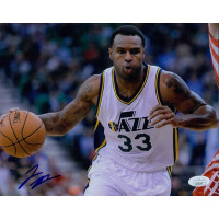 Trevor Booker Utah Jazz Signed 8x10 Glossy Photo JSA Authenticated