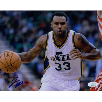 Trevor Booker Utah Jazz Signed 8x10 Glossy Photo JSA Authenticated